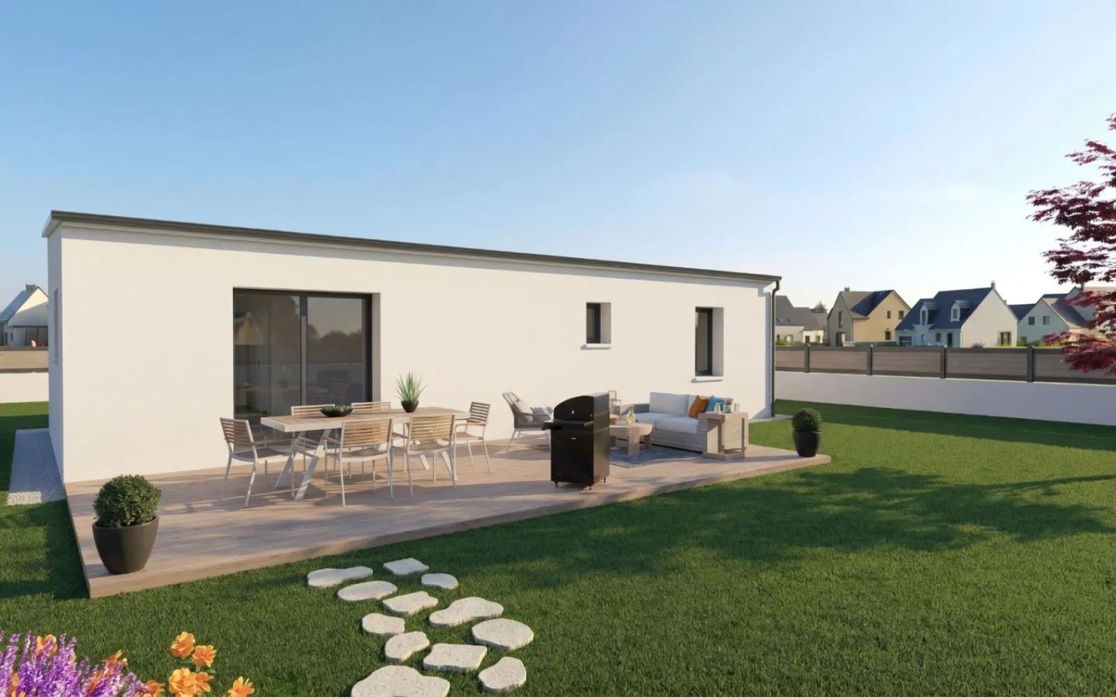 Projet de construction d'une maison 70 m² avec terrain à BRIEC (29) à Briec — photo 1