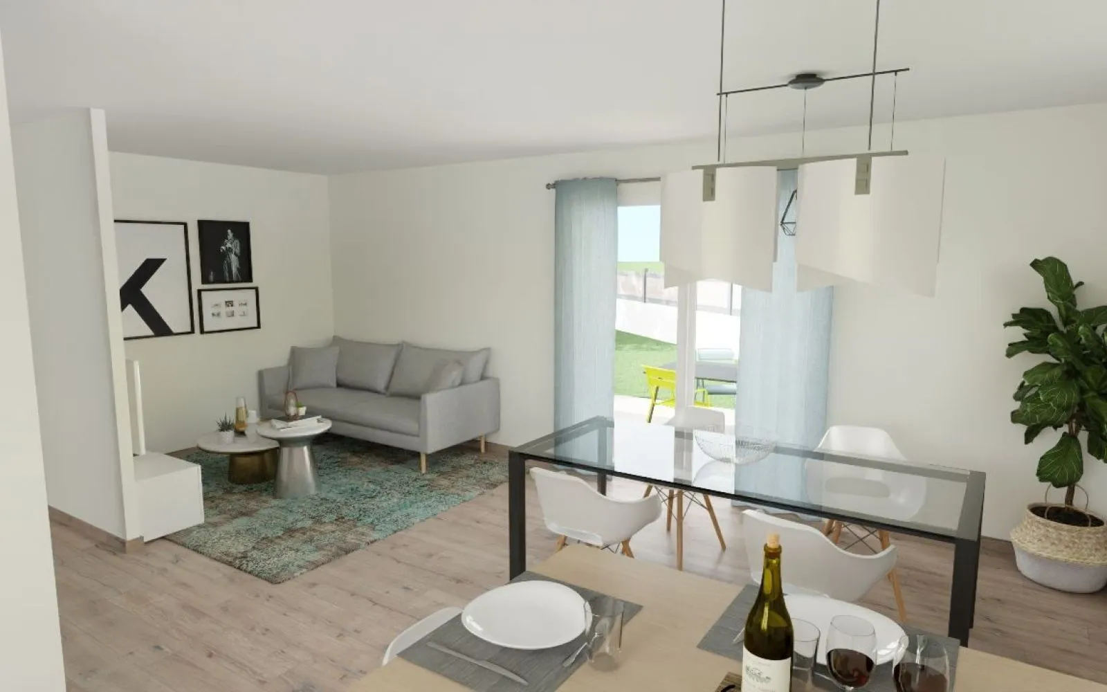 Projet de construction d'une maison 75 m² avec terrain à PLONEOUR-LANVERN (29) à Plonéour-Lanvern — photo 5