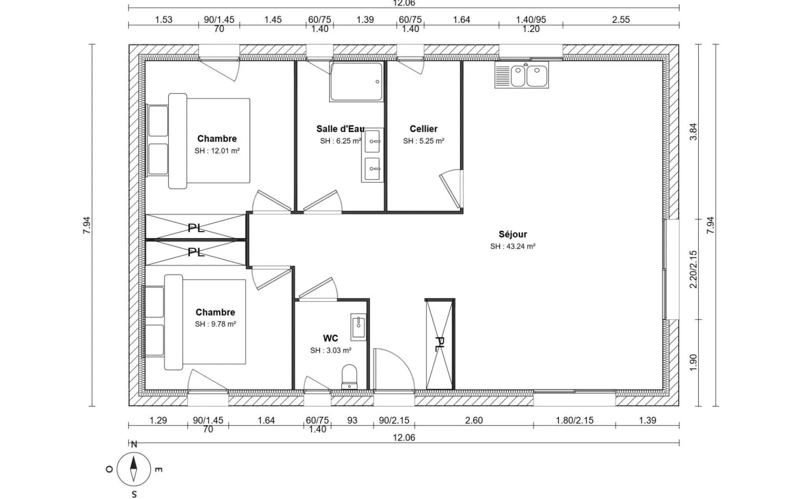 Projet de construction d'une maison 80 m² avec terrain à QUIMPER (29) à Quimper — photo 3