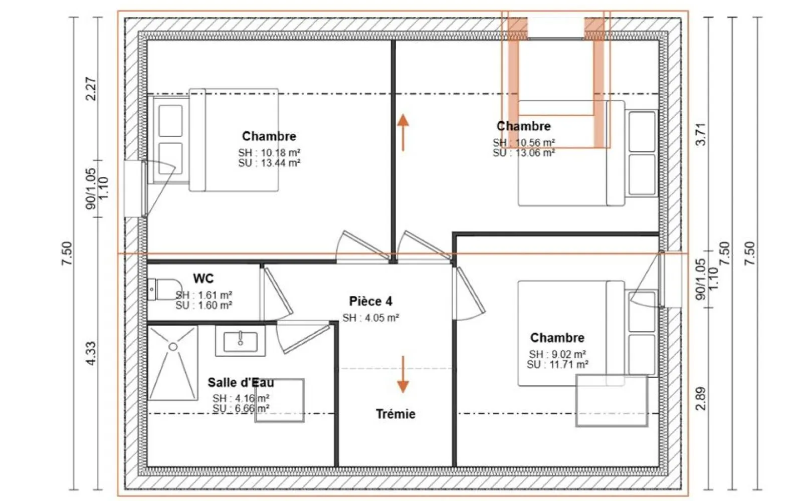 Projet de construction d'une maison 93 m² avec terrain à BRIEC (29) à Briec — photo 7