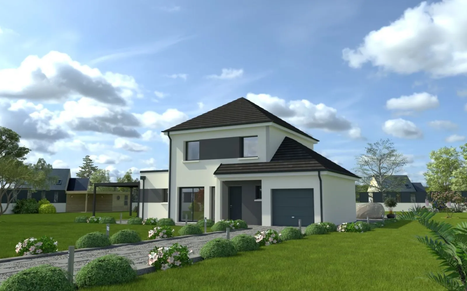 Projet de construction d'une maison 110 m² avec terrain à LUYNES (37) à Luynes — photo 1