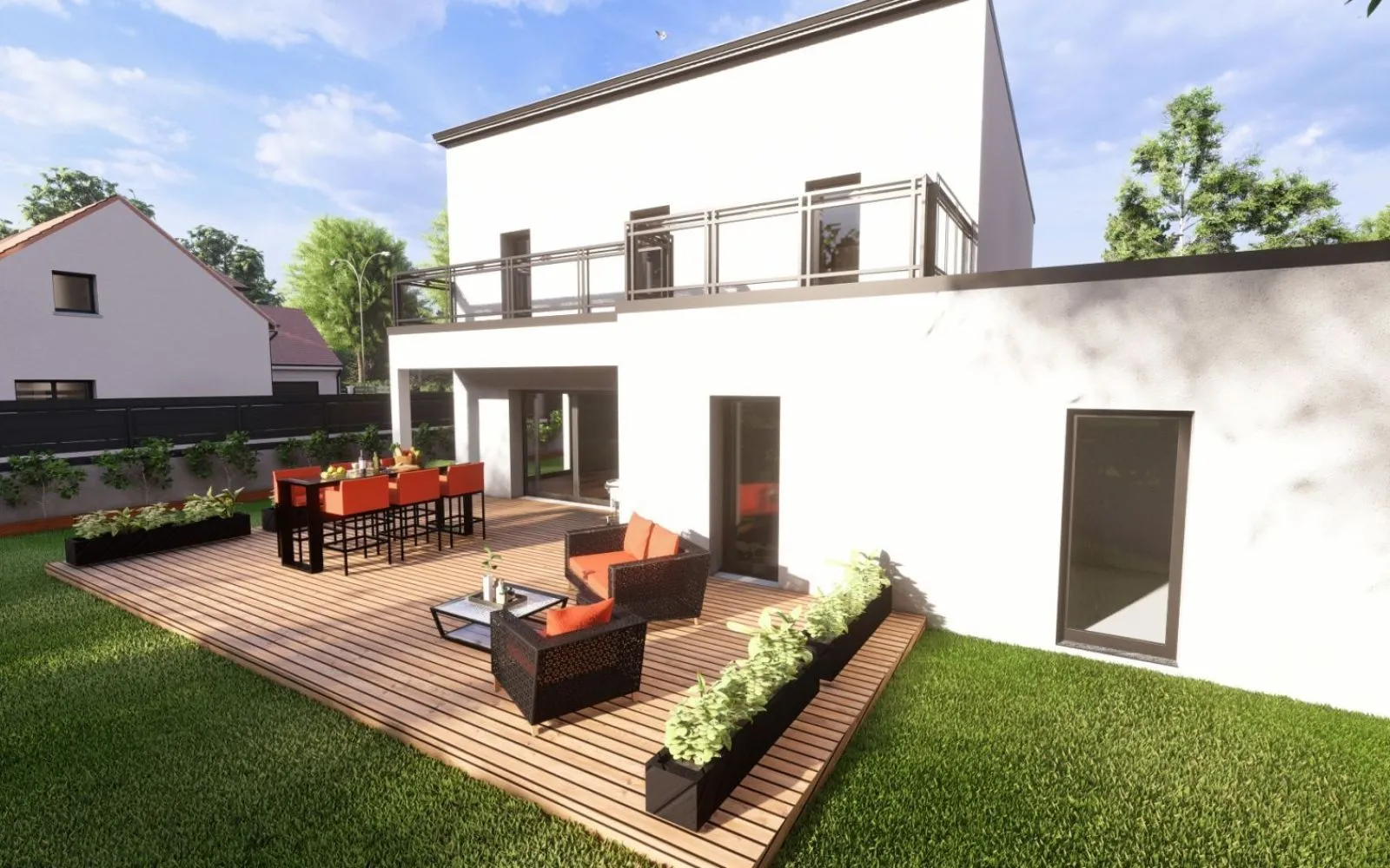 Projet de construction d'une maison 132 m² avec terrain à LUYNES (37) à Luynes — photo 3