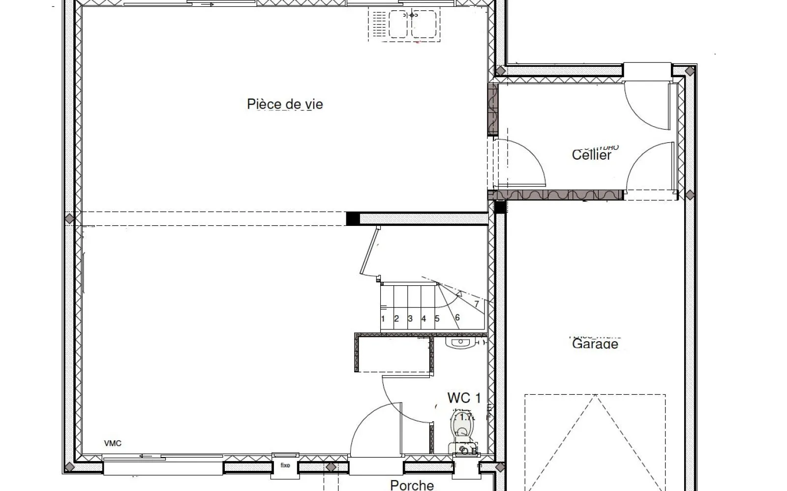 Projet de construction d'une maison 100 m² avec terrain à LUYNES (37) à Luynes — photo 3