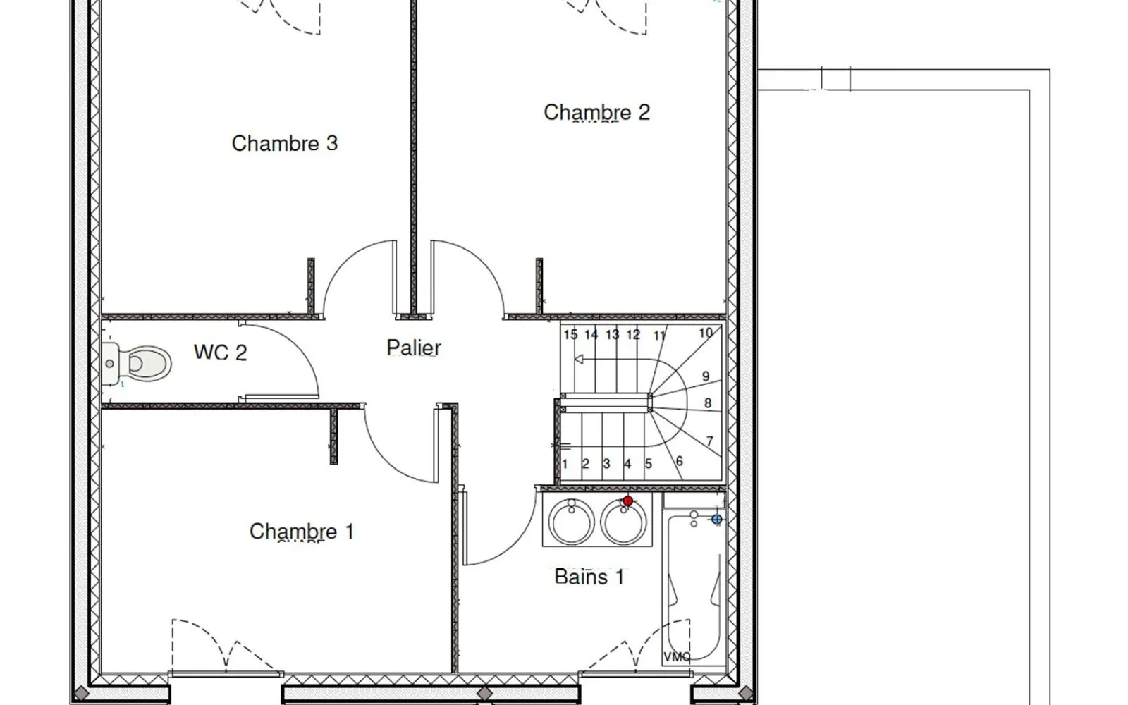 Projet de construction d'une maison 100 m² avec terrain à LUYNES (37) à Luynes — photo 4