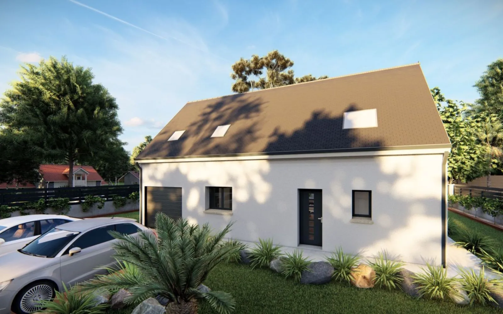 Projet de construction d'une maison 101 m² avec terrain à LUYNES (37) à Luynes — photo 1