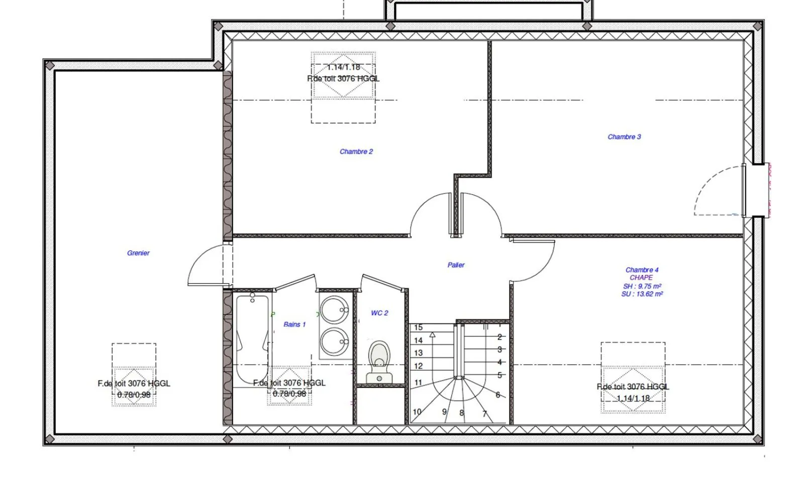 Projet de construction d'une maison 101 m² avec terrain à LUYNES (37) à Luynes — photo 5