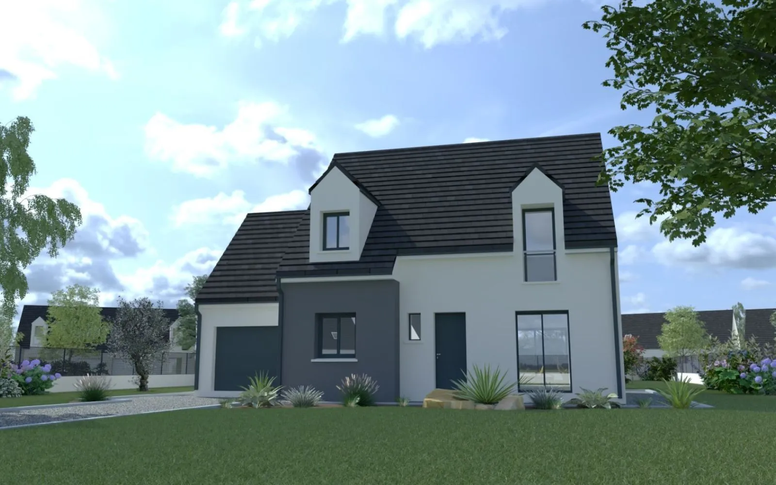 Projet de construction d'une maison 117 m² avec terrain à LUYNES (37) à Luynes — photo 1