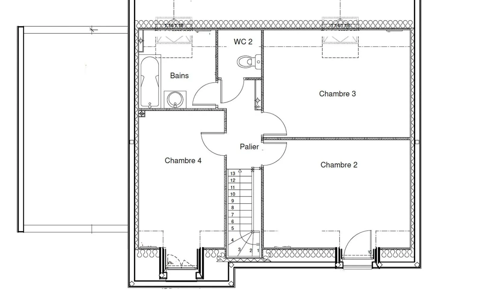 Projet de construction d'une maison 117 m² avec terrain à LUYNES (37) à Luynes — photo 4