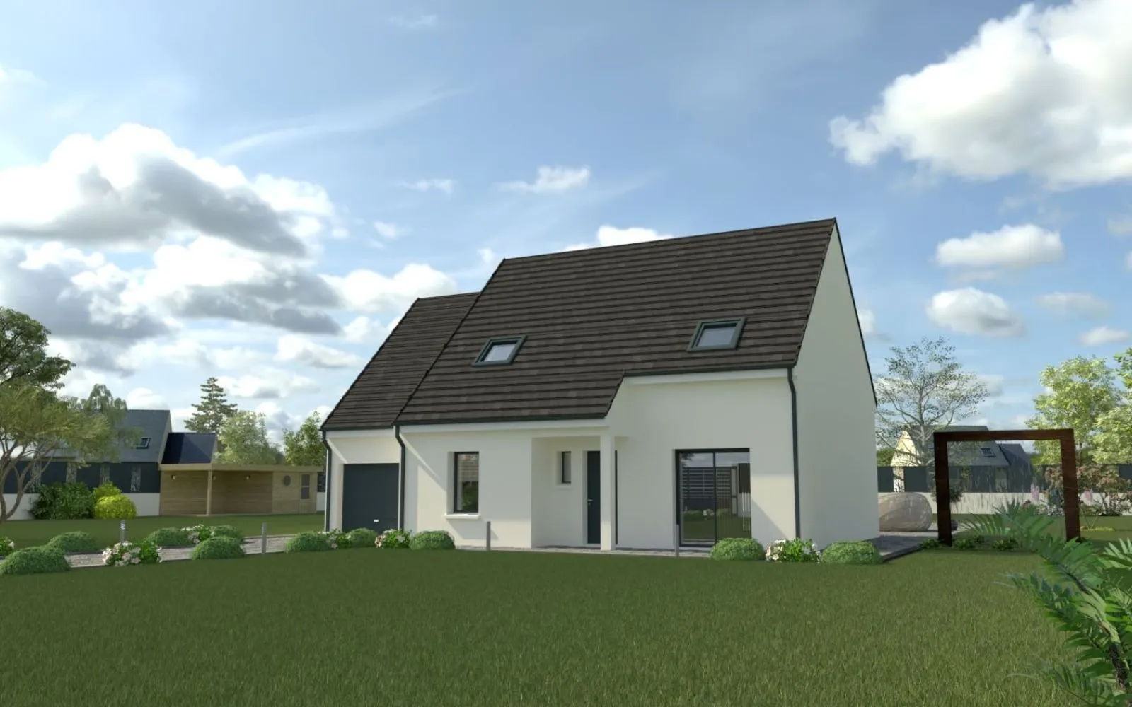 Projet de construction d'une maison 100 m² avec terrain à LUYNES (37) à Luynes — photo 1