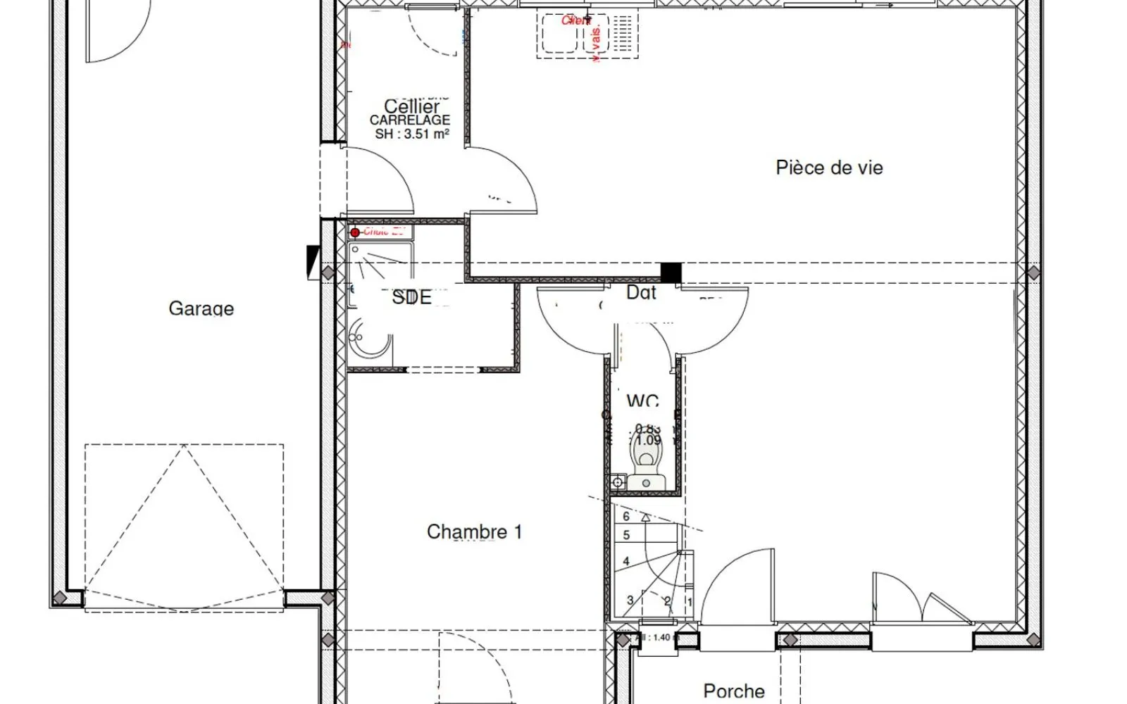 Projet de construction d'une maison 100 m² avec terrain à LUYNES (37) à Luynes — photo 3