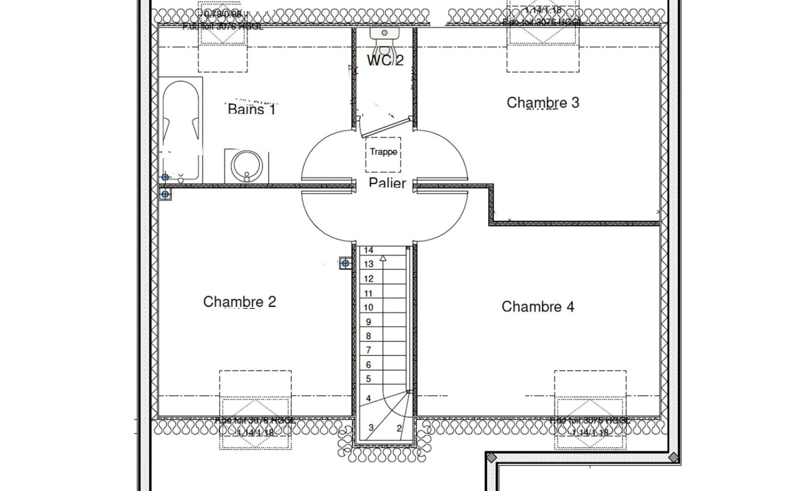 Projet de construction d'une maison 100 m² avec terrain à LUYNES (37) à Luynes — photo 4