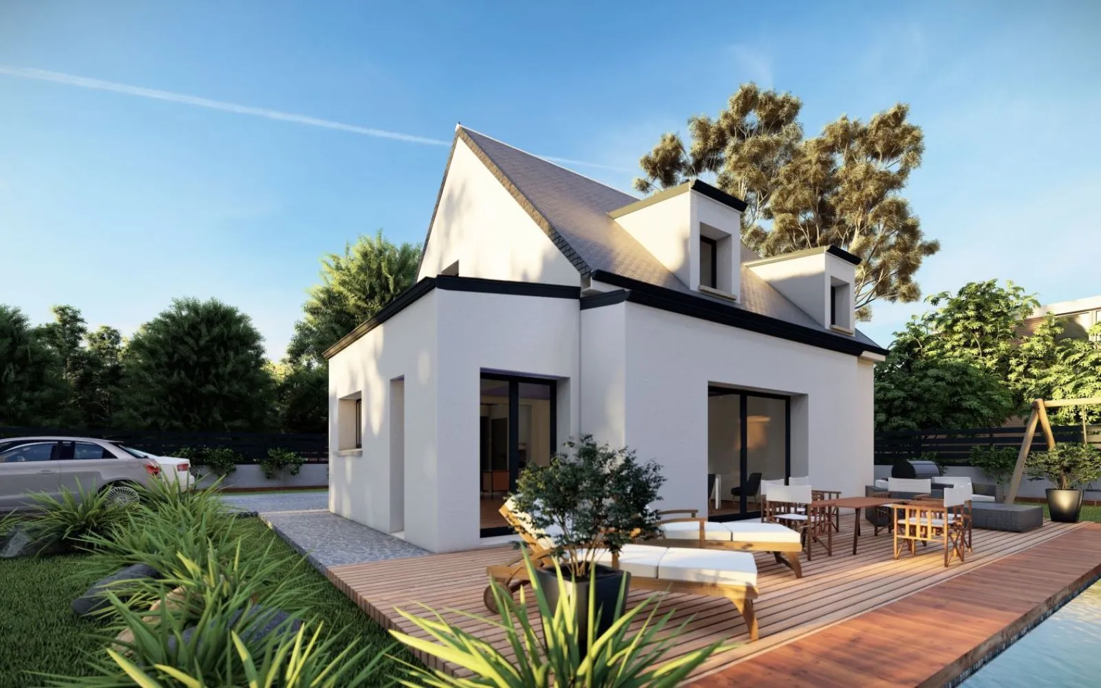 Projet de construction d'une maison 114 m² avec terrain à LUYNES (37) à Luynes — photo 3