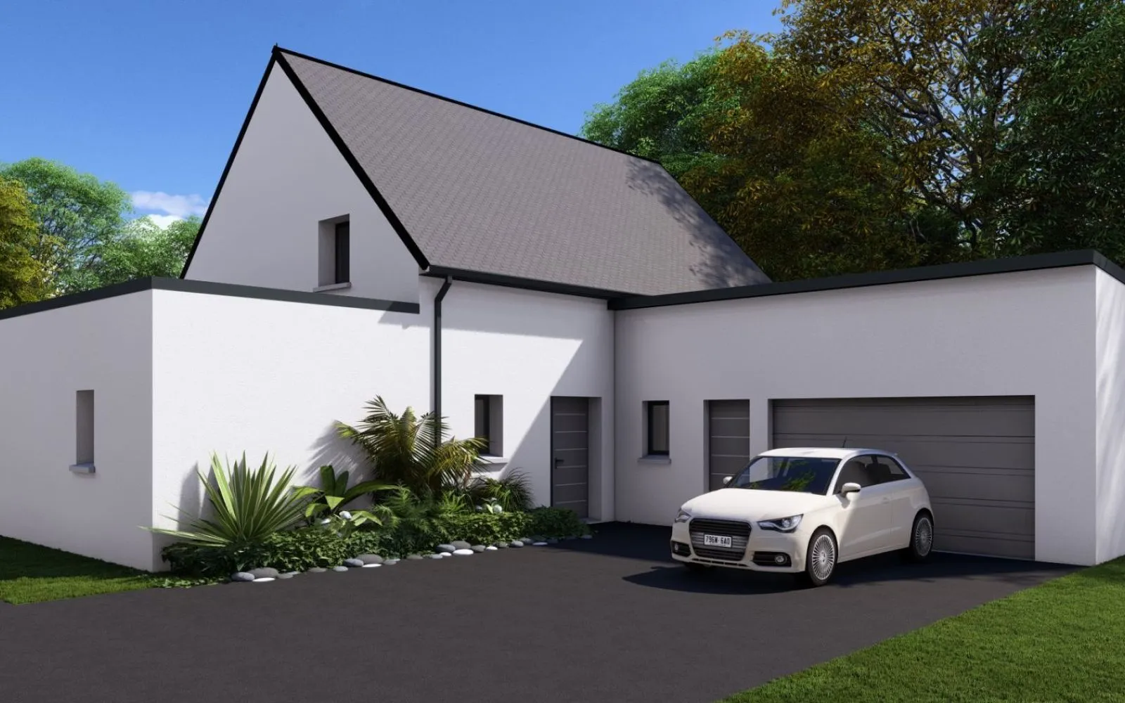Projet de construction d'une maison 164 m² avec terrain à LUYNES (37) à Luynes — photo 1