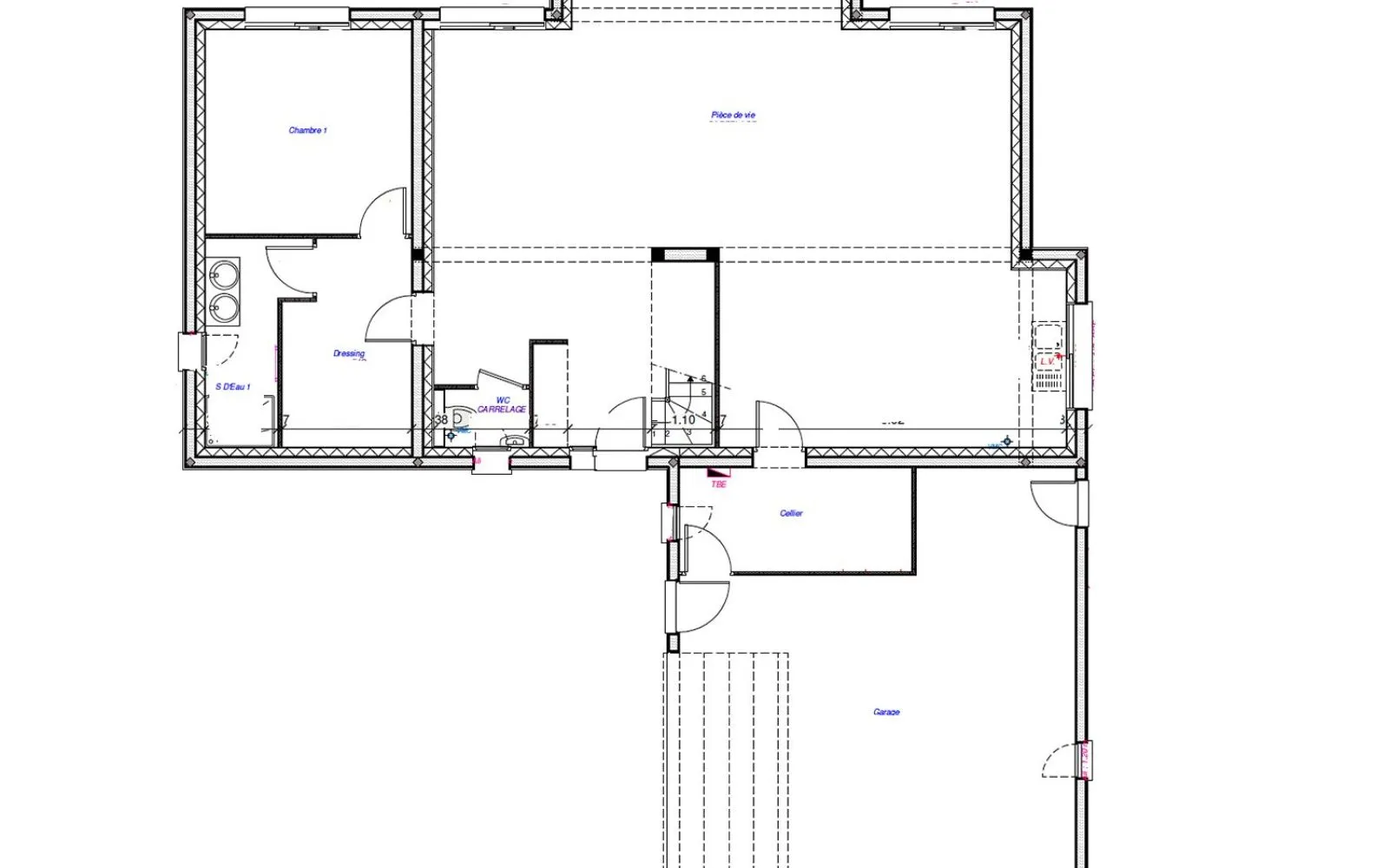 Projet de construction d'une maison 164 m² avec terrain à LUYNES (37) à Luynes — photo 4