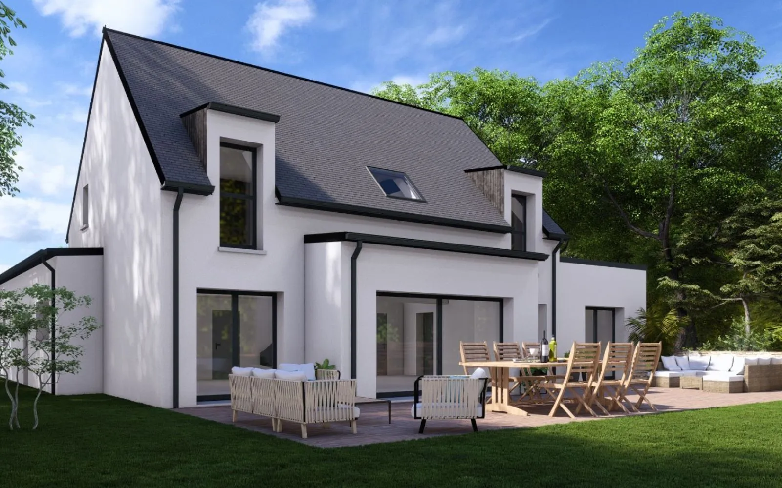 Projet de construction d'une maison 164 m² avec terrain à LUYNES (37) à Luynes — photo 3