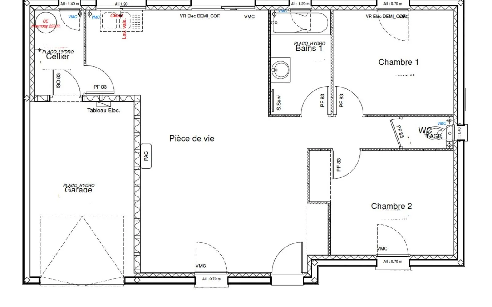 Projet de construction d'une maison 70 m² avec terrain à LUYNES (37) à Luynes — photo 3