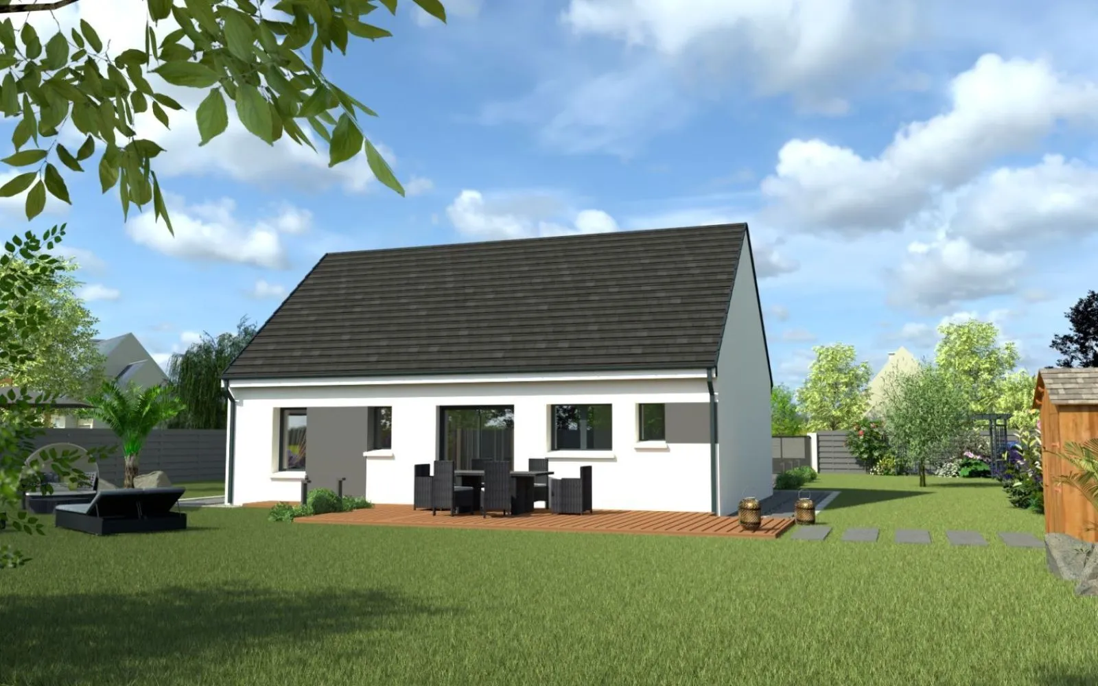 Projet de construction d'une maison 70 m² avec terrain à LUYNES (37) à Luynes — photo 2