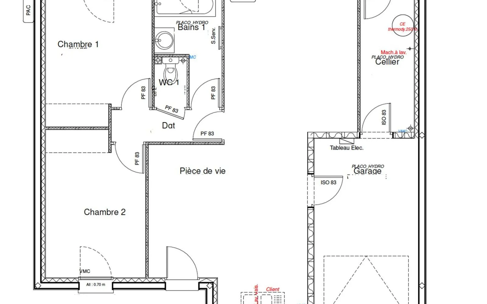 Projet de construction d'une maison 70 m² avec terrain à LUYNES (37) à Luynes — photo 3