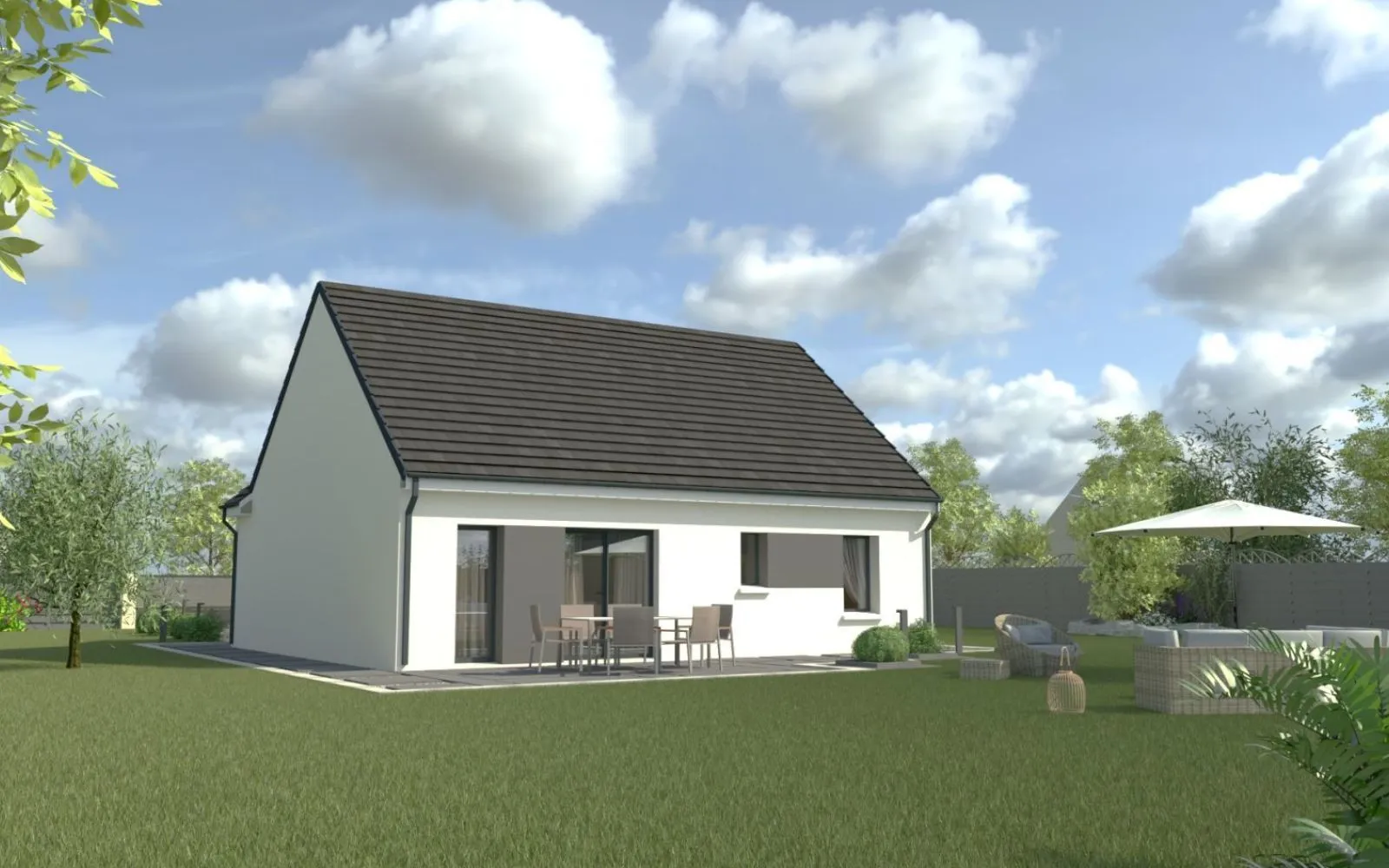 Projet de construction d'une maison 70 m² avec terrain à LUYNES (37) à Luynes — photo 2