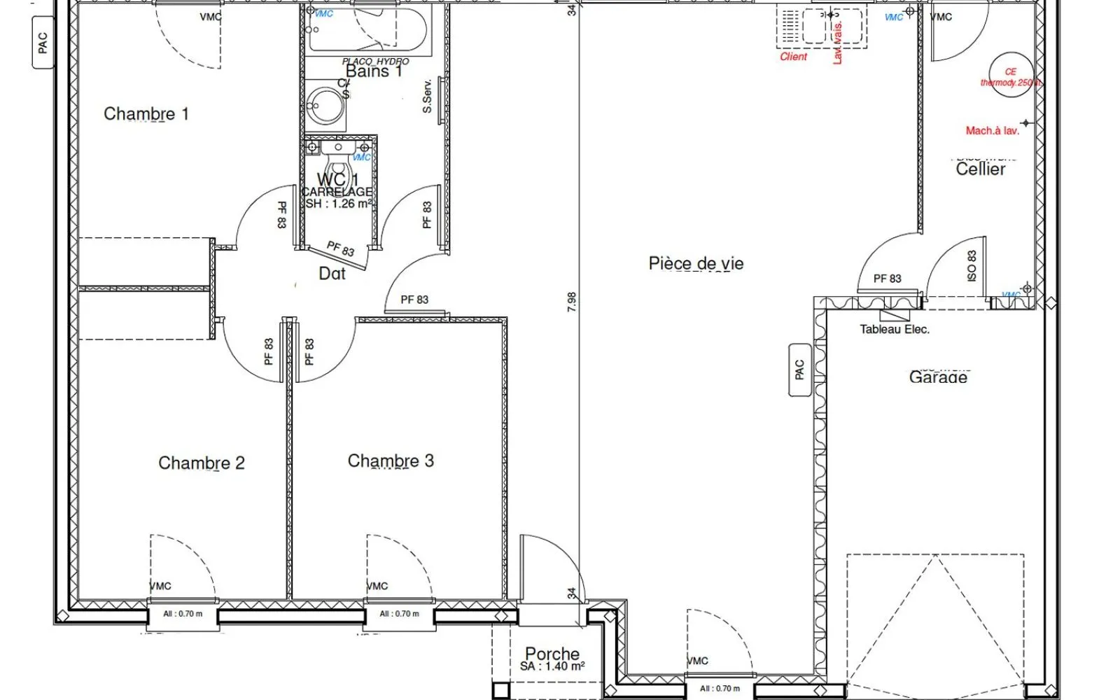 Projet de construction d'une maison 90 m² avec terrain à MANTHELAN (37) à Manthelan — photo 3