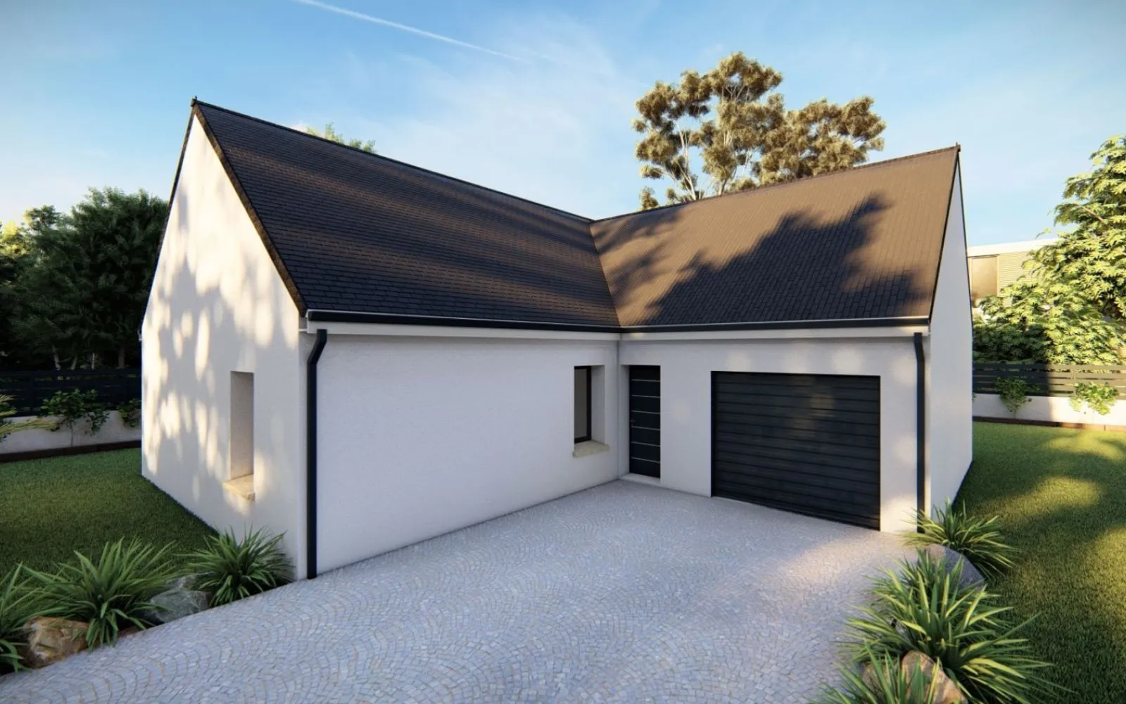 Projet de construction d'une maison 100 m² avec terrain à LUYNES (37) à Luynes — photo 1