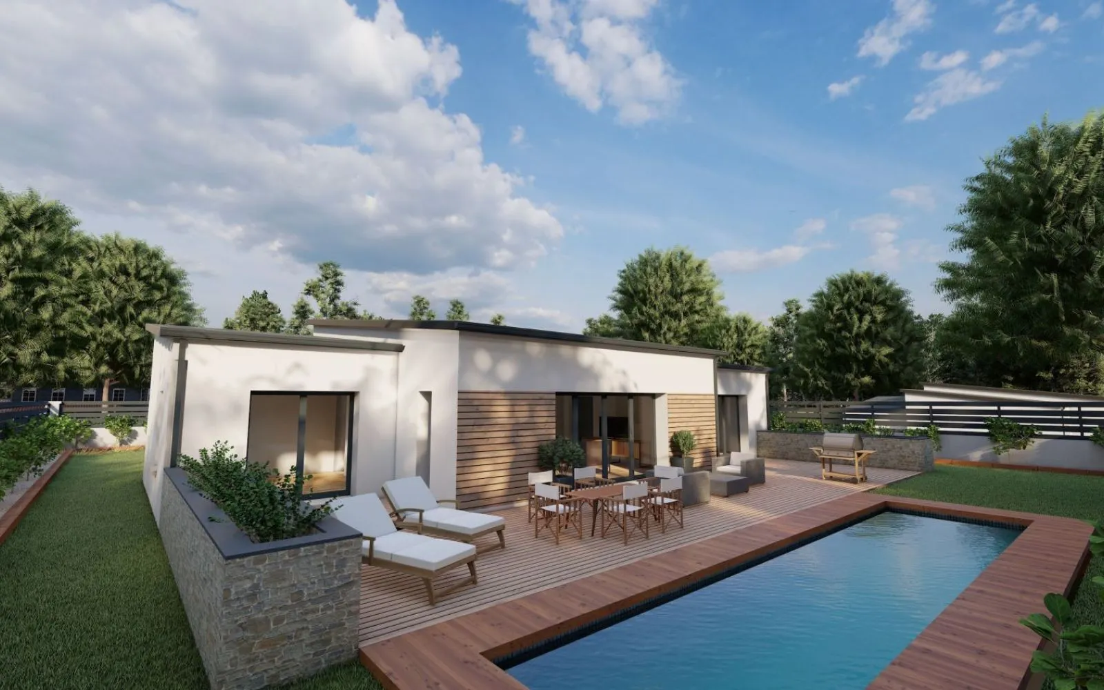 Projet de construction d'une maison 118 m² avec terrain à LUYNES (37) à Luynes — photo 2