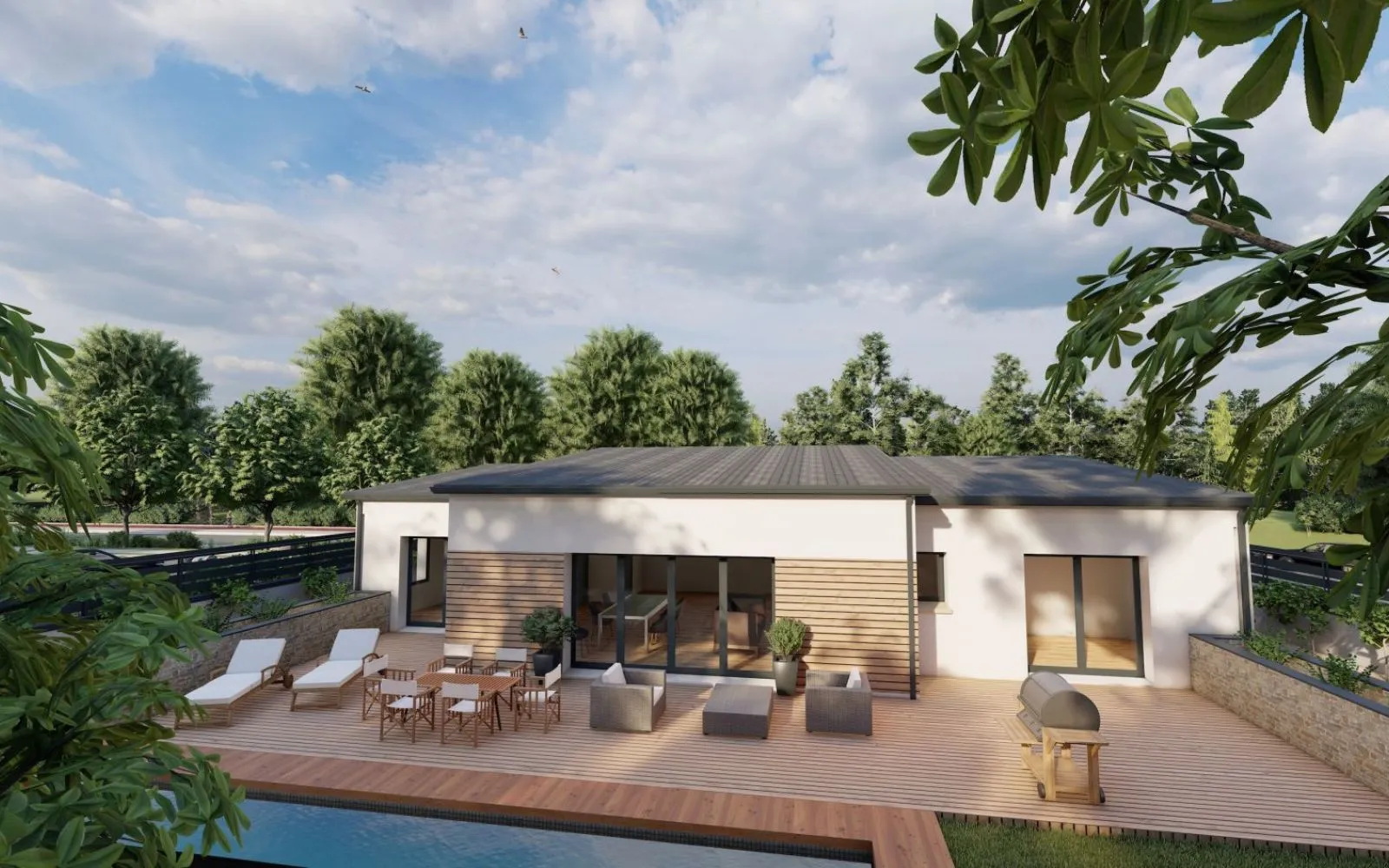 Projet de construction d'une maison 118 m² avec terrain à LUYNES (37) à Luynes — photo 3