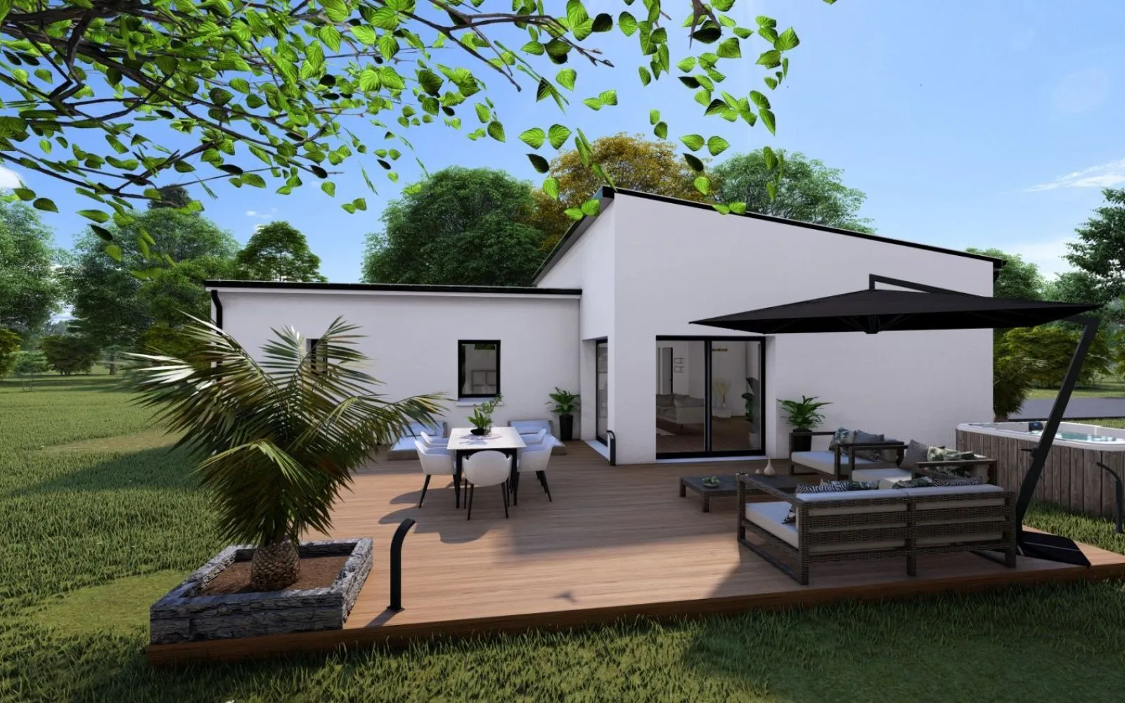 Projet de construction d'une maison 95 m² avec terrain à LUYNES (37) à Luynes — photo 1