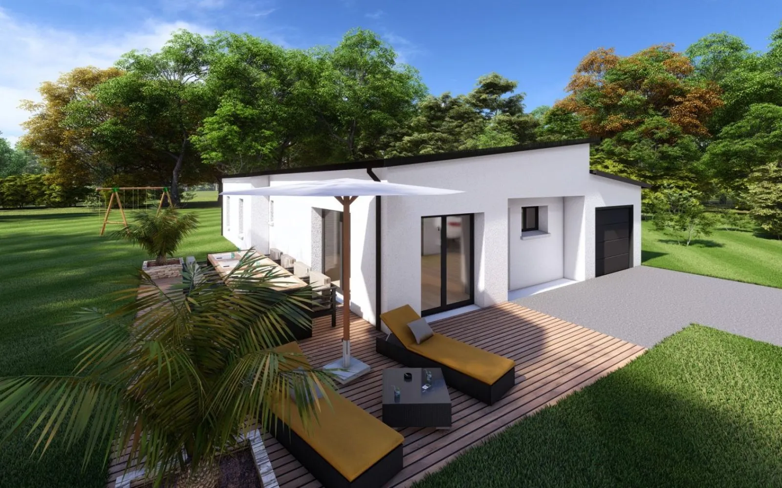 Projet de construction d'une maison 91 m² avec terrain à LUYNES (37) à Luynes — photo 1