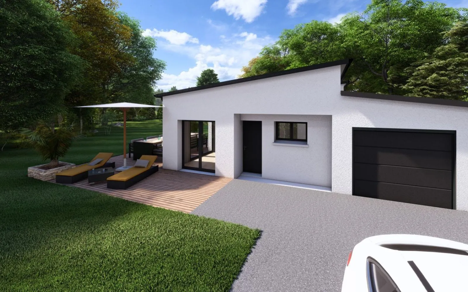 Projet de construction d'une maison 91 m² avec terrain à LUYNES (37) à Luynes — photo 2