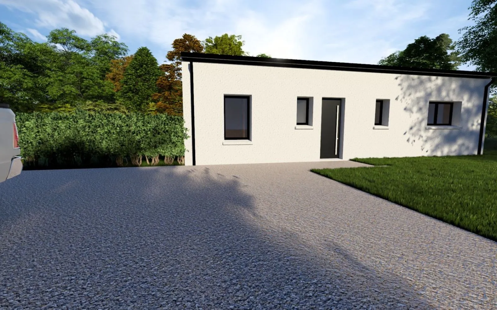 Projet de construction d'une maison 75 m² avec terrain à BEAUMONT-LA-RONCE (37) à Beaumont-la-Ronce — photo 1