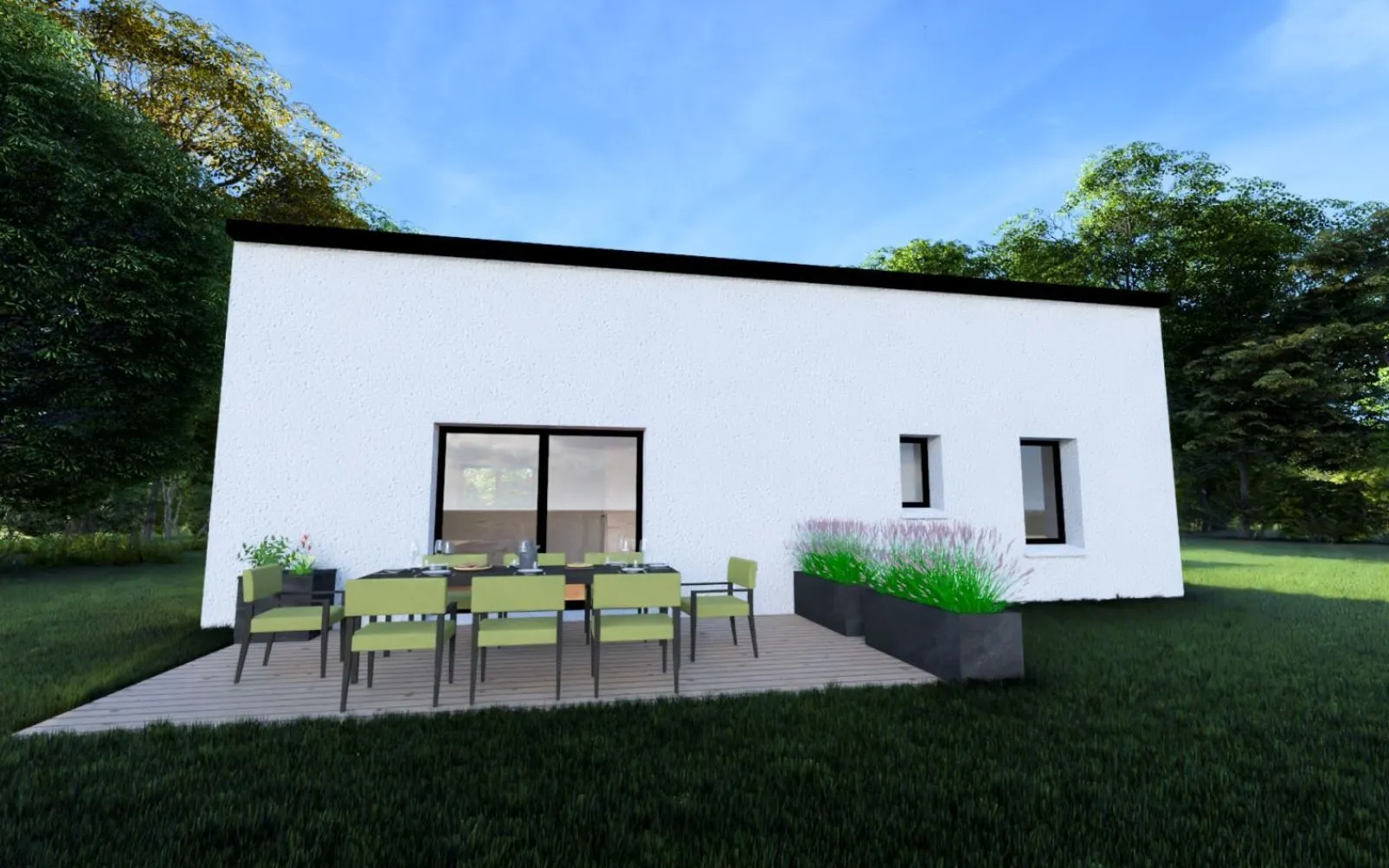 Projet de construction d'une maison 75 m² avec terrain à BEAUMONT-LA-RONCE (37) à Beaumont-la-Ronce — photo 2