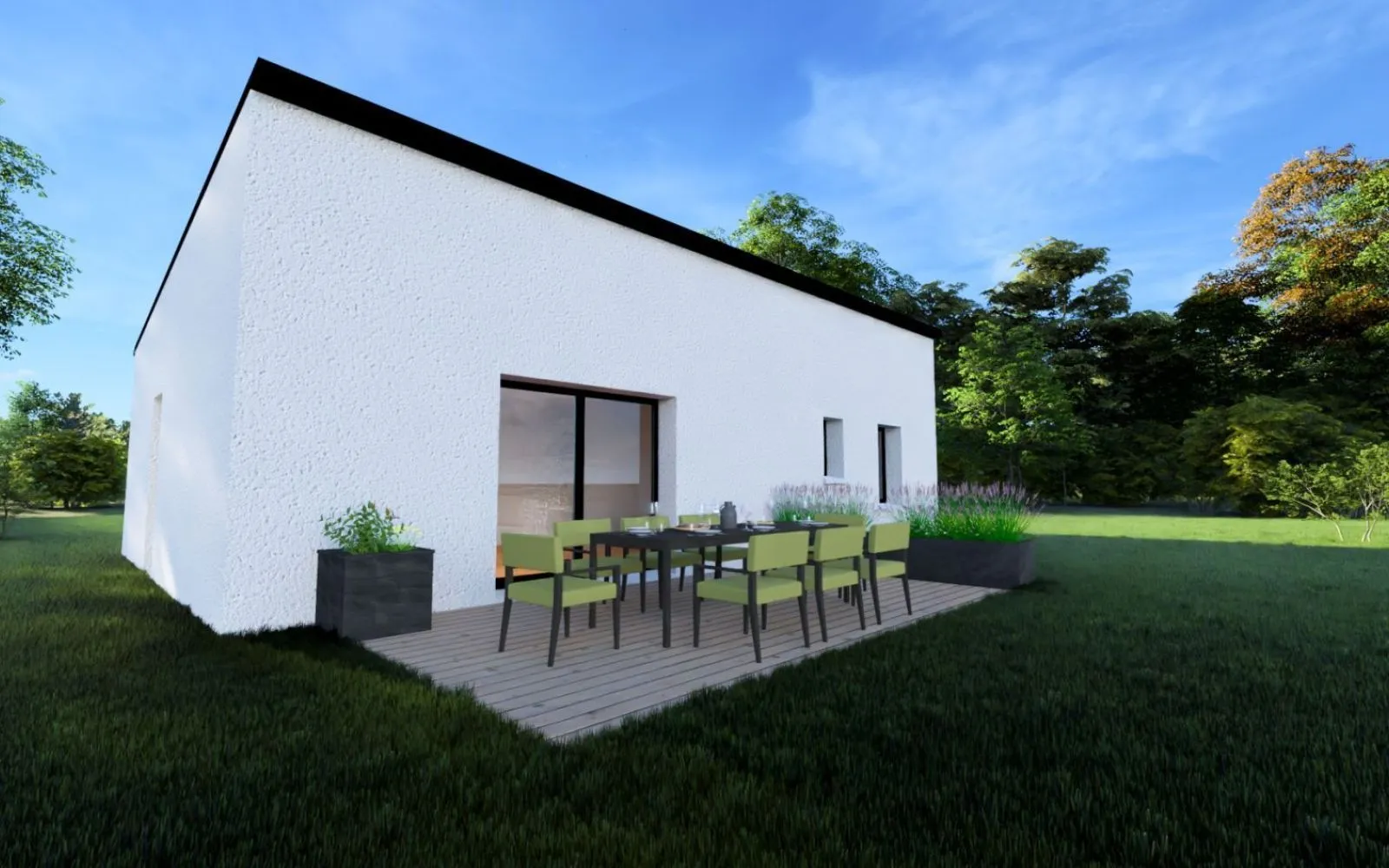 Projet de construction d'une maison 75 m² avec terrain à BEAUMONT-LA-RONCE (37) à Beaumont-la-Ronce — photo 3
