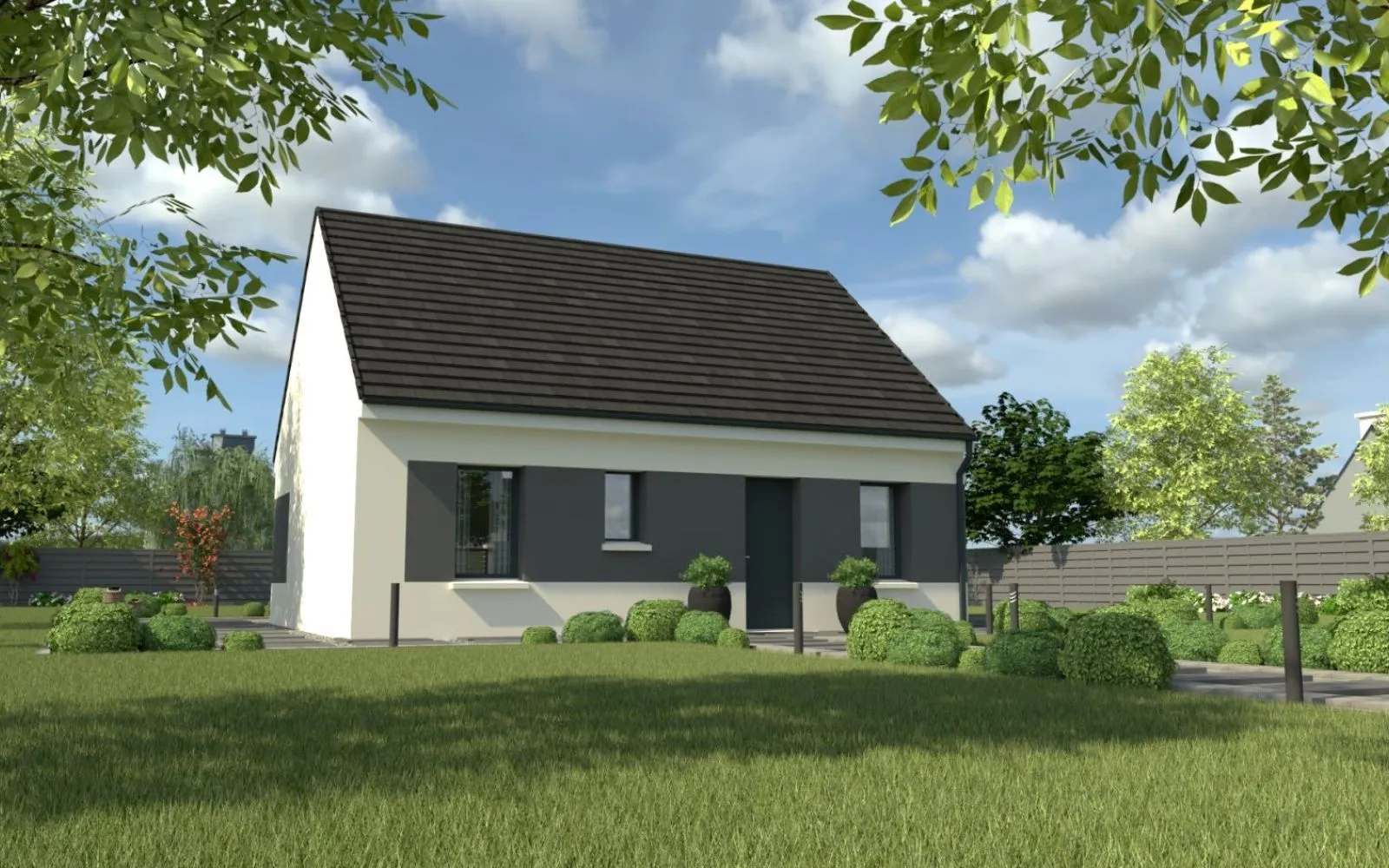 Projet de construction d'une maison 70 m² avec terrain à NEUILLE-PONT-PIERRE (37) à Neuillé-Pont-Pierre — photo 1