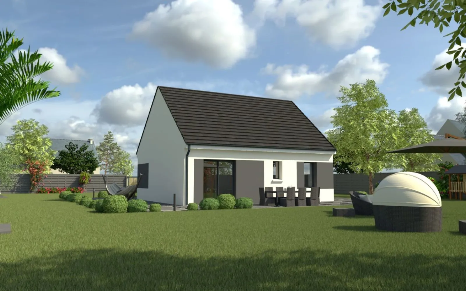 Projet de construction d'une maison 70 m² avec terrain à NEUILLE-PONT-PIERRE (37) à Neuillé-Pont-Pierre — photo 2