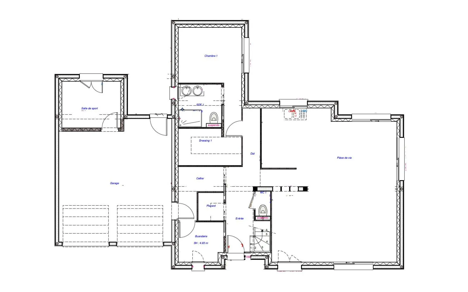 Projet de construction d'une maison 163 m² avec terrain à CHATEAUDUN (28) à Châteaudun — photo 3