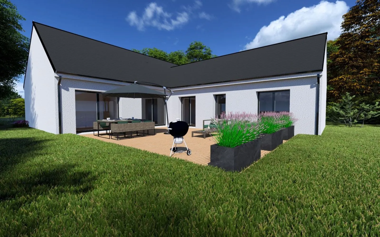 Projet de construction d'une maison 119 m² avec terrain à CHATEAUDUN (28) à Châteaudun — photo 1