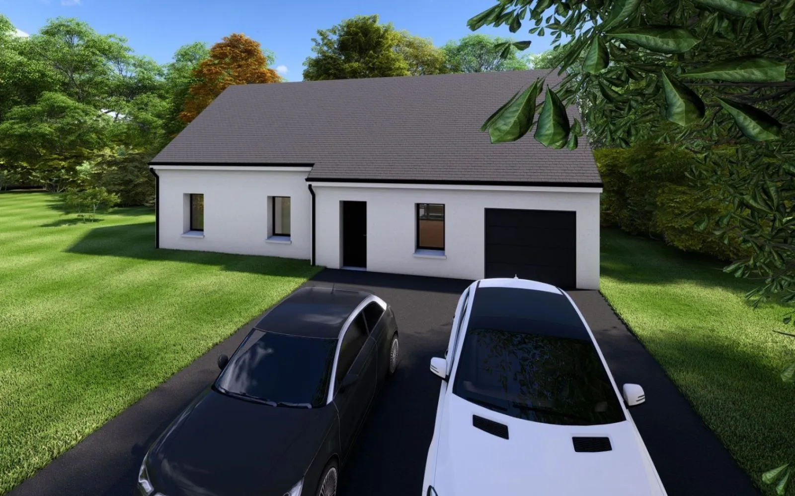 Projet de construction d'une maison 98 m² avec terrain à CHATEAUDUN (28) à Châteaudun — photo 1