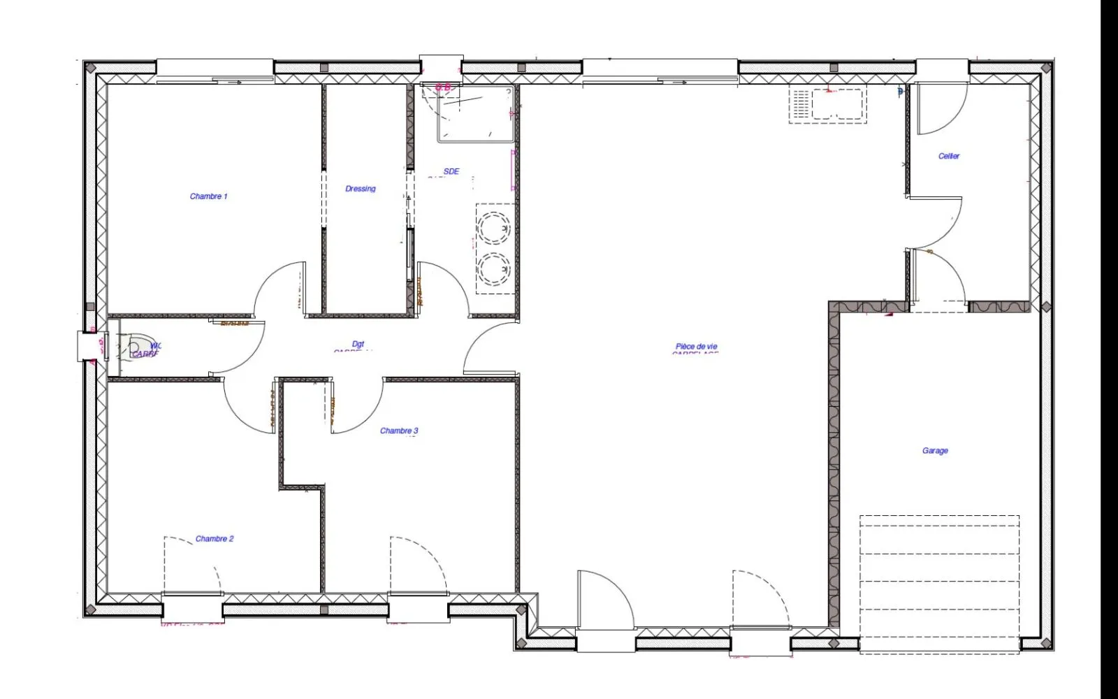 Projet de construction d'une maison 98 m² avec terrain à CHATEAUDUN (28) à Châteaudun — photo 6