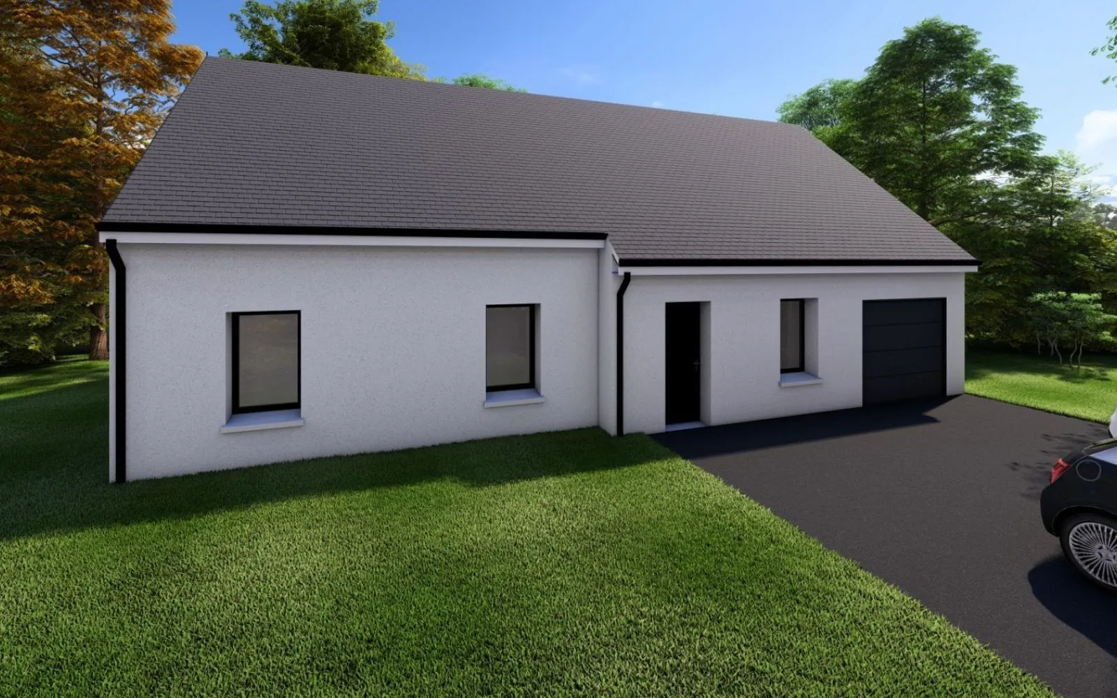 Projet de construction d'une maison 98 m² avec terrain à CHATEAUDUN (28) à Châteaudun — photo 2