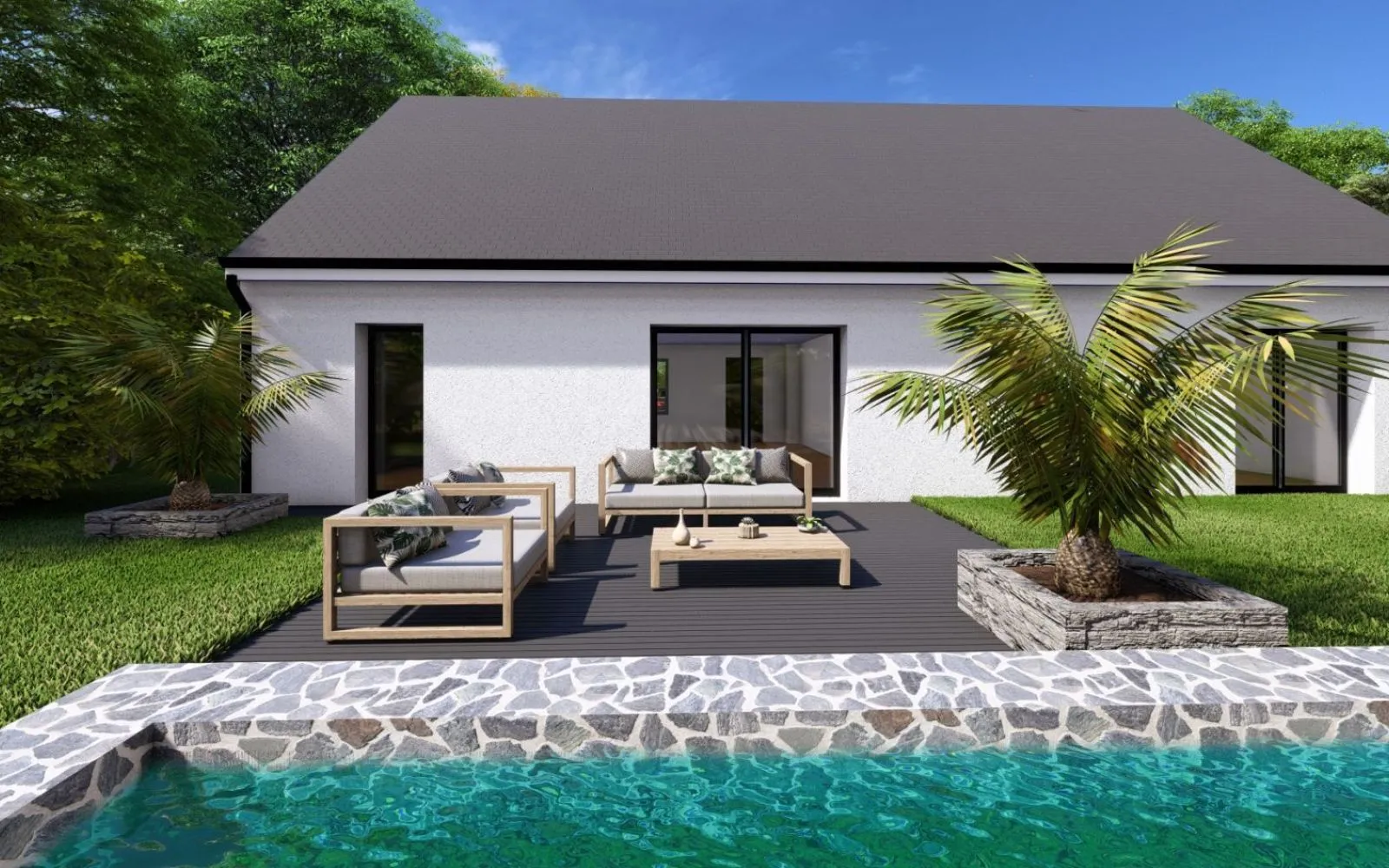 Projet de construction d'une maison 98 m² avec terrain à CHATEAUDUN (28) à Châteaudun — photo 4