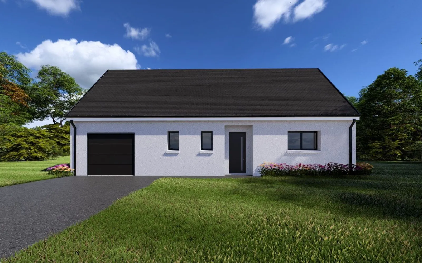 Projet de construction d'une maison 109 m² avec terrain à CHATEAUDUN (28) à Châteaudun — photo 1