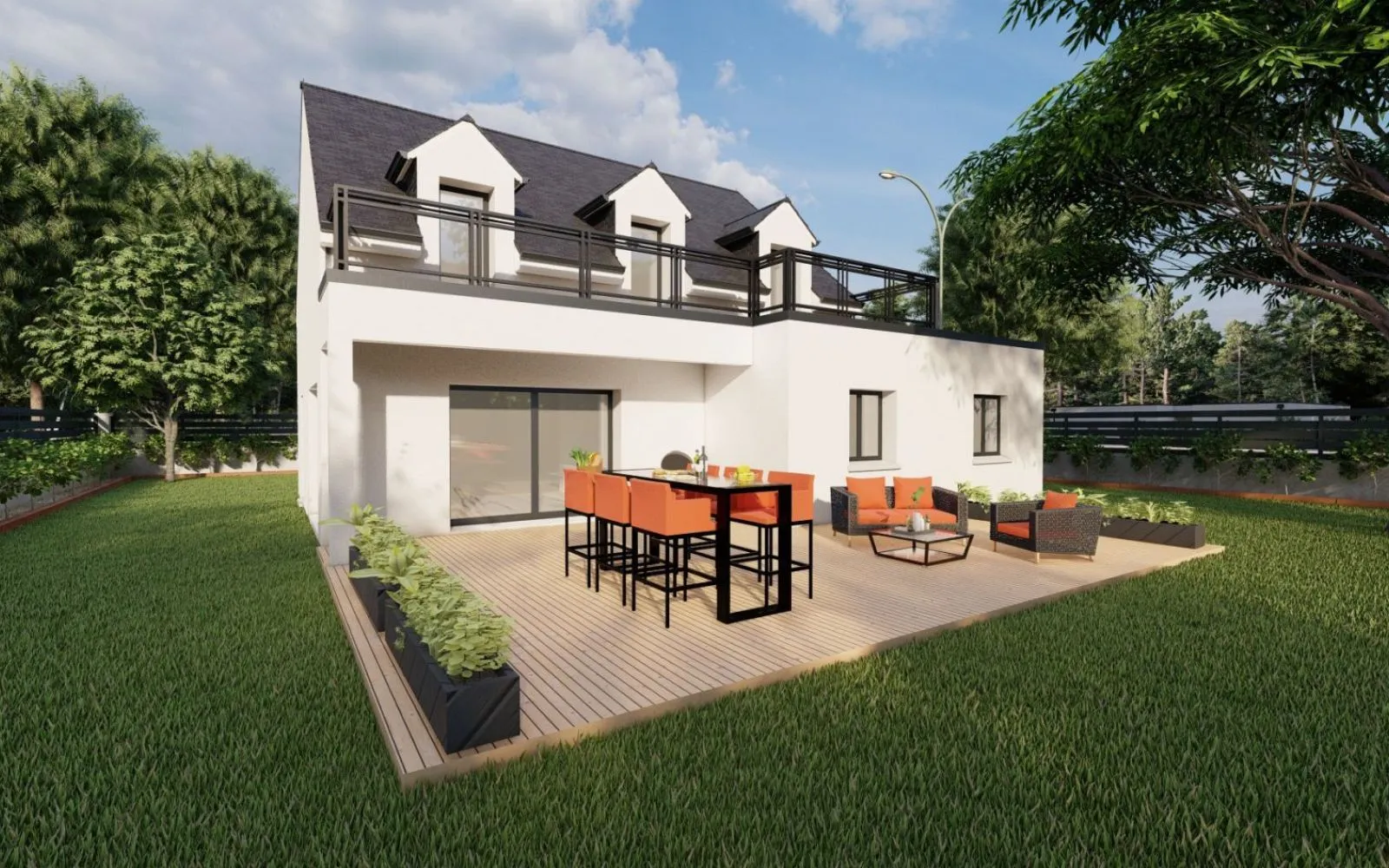 Projet de construction d'une maison 126 m² avec terrain à CHATEAUDUN (28) à Châteaudun — photo 1