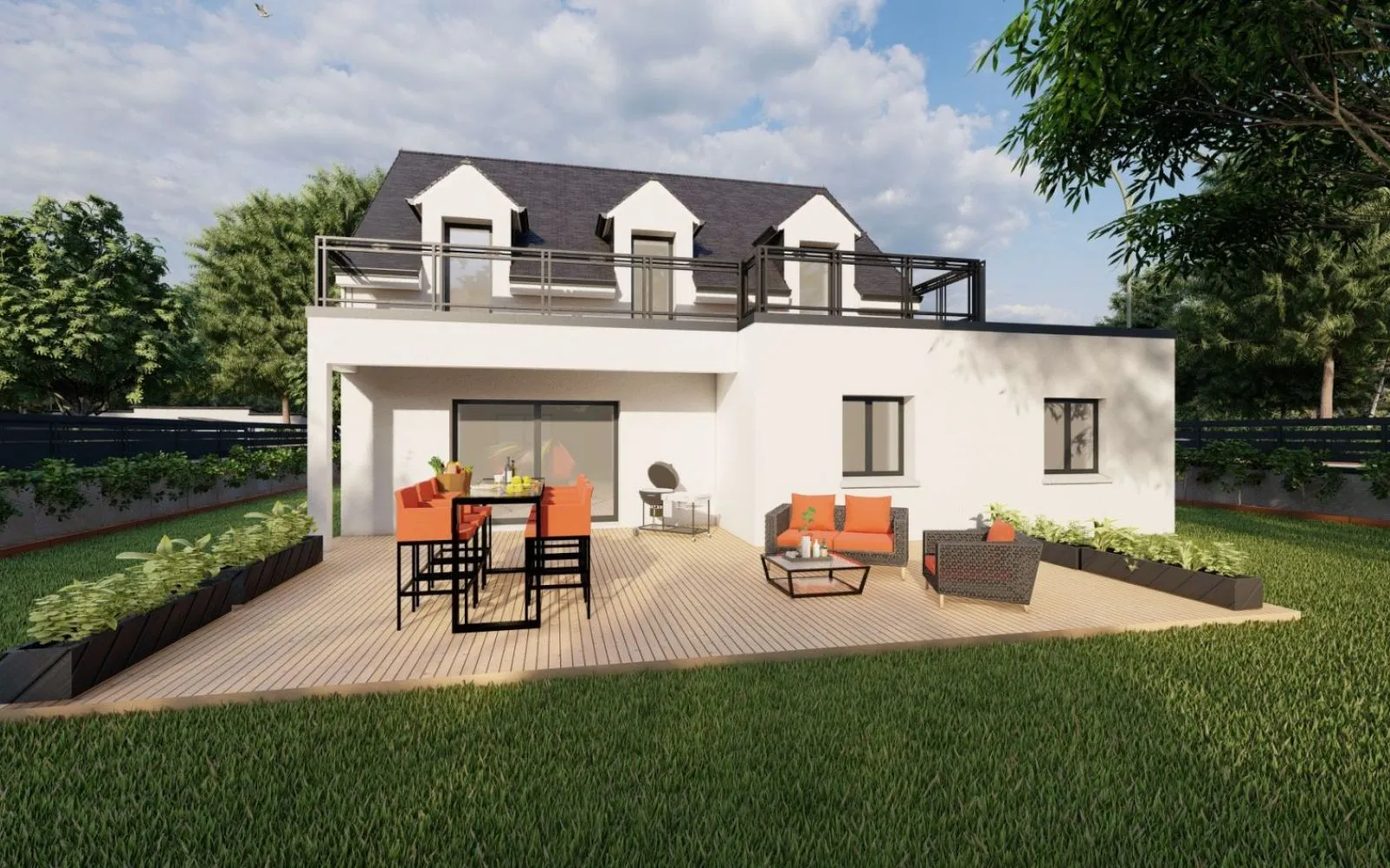 Projet de construction d'une maison 126 m² avec terrain à CHATEAUDUN (28) à Châteaudun — photo 2