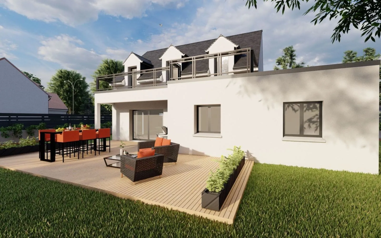 Projet de construction d'une maison 126 m² avec terrain à CHATEAUDUN (28) à Châteaudun — photo 3