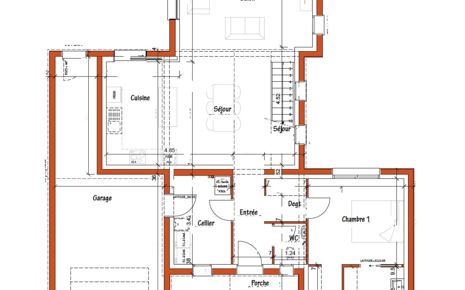 Projet de construction d'une maison 123 m² avec terrain à L'ILE-D'OLONNE (85) à L'Île-d'Olonne — photo 3