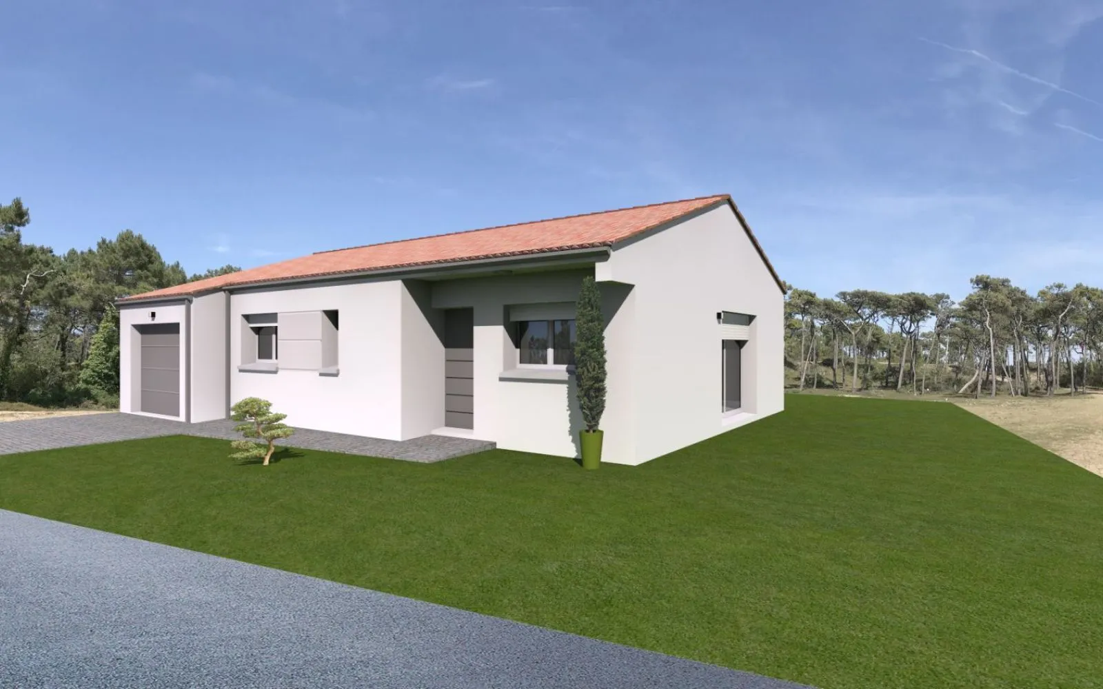 Projet de construction d'une maison 80 m² avec terrain à L'ILE-D'OLONNE (85) à L'Île-d'Olonne — photo 1