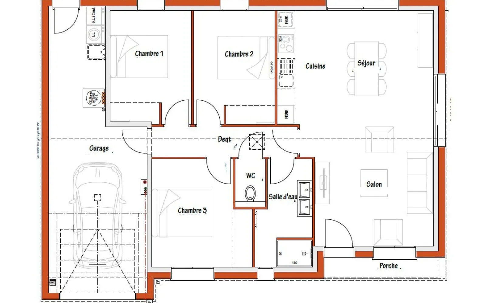 Projet de construction d'une maison 80 m² avec terrain à L'ILE-D'OLONNE (85) à L'Île-d'Olonne — photo 4