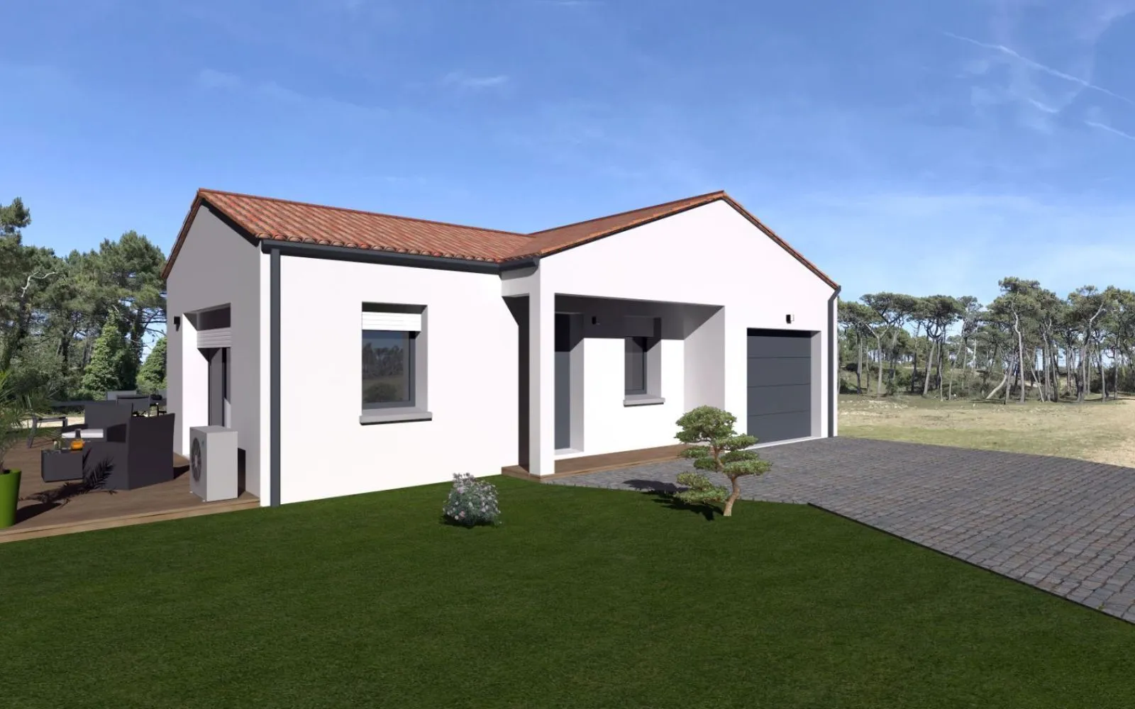 Projet de construction d'une maison 76 m² avec terrain à L'ILE-D'OLONNE (85) à L'Île-d'Olonne — photo 1