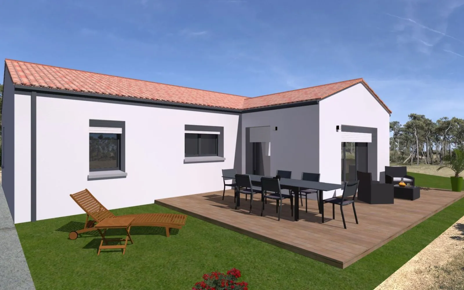 Projet de construction d'une maison 76 m² avec terrain à L'ILE-D'OLONNE (85) à L'Île-d'Olonne — photo 2